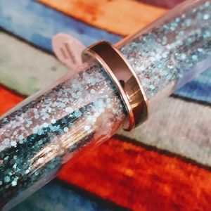 Silver and Black Ring